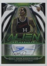 2025-26 Topps Cosmic Chrome Alien Autographs Yanic Konan-Niederhäuser #AA-YK card