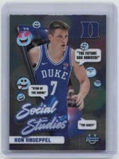 Kon Knueppel 2024-25 Bowman University Chrome Social Studies card