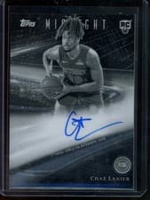 2025-26 Topps Midnight Rookie Horizon Signatures Chaz Lanier #RHS-CL card