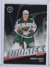 2026 Upper Deck National Hockey Card Day UD Victory Black Rookies Danila Yurov #V-17 card
