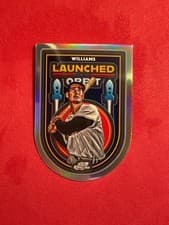 2025 Topps Cosmic Chrome Launched into Orbit Ted Williams #LIO-6 card