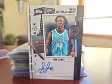 2025-26 Topps New Applicants Autographs Sion James #NA-SJ card