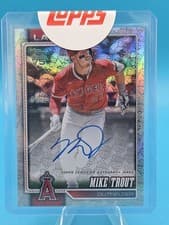 2026 Topps Real One Autographs Mike Trout #350 card