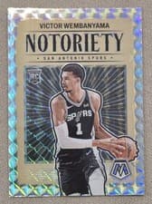 Victor Wembanyama 2023 Panini Mosaic Notoriety card
