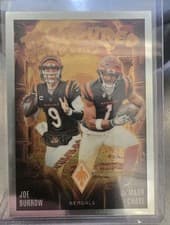 Ja'Marr Chase / Joe Burrow 2024 Panini Phoenix Treasured Tandems card