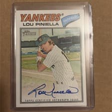 2025 Topps Heritage Real One Autographs Lou Piniella #ROA-LP card
