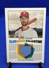 2026 Topps Heritage Clubhouse Collection Relics Bryce Harper #CCR-BH card