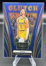 2024-25 Panini Select Clutch Tyrese Haliburton #22 card