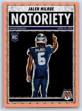 2025 Panini Mosaic Notoriety Jalen Milroe #15 card