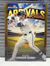 2025 Finest Arrivals Connor Norby #A-17 card