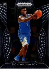 Zion Williamson 2019 Panini Prizm Draft Picks card