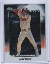 2025 Topps Chrome Update Night Terrors Mike Trout #NT-10 card