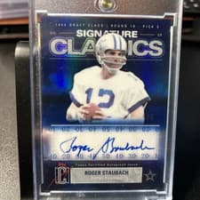 2025 Topps Signature Class Signature Classics Roger Staubach #SC-RS card