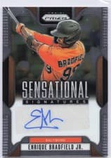 2025 Panini Prizm Sensational Signatures Enrique Bradfield Jr. #SS-EJ card