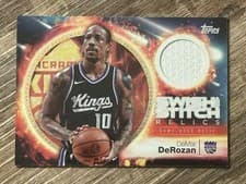 2025-26 Topps Swish and Stitch Relics DeMar DeRozan #SST-DD card