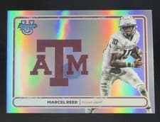 2025 Bowman University Best Campus Crests Refractor Marcel Reed #CC-7 card