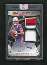 2025 Panini Black Rookie Patch Autographs Shedeur Sanders #31 card