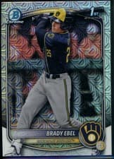 2025 Bowman Draft Chrome Brady Ebel #BDC-194 card