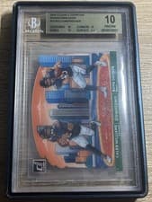 2024 Clearly Donruss Downtown Duos Caleb Williams / Rome Odunze #10 card
