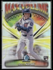 2025 Bowman Chrome Max Volume Matt Shaw #MV-3 card