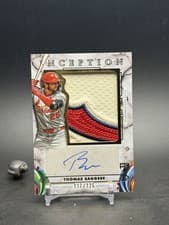 2025 Topps Inception Inception Autograph Jumbo Patch Thomas Saggese #IAJP-TSA card