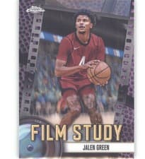 2024-25 Topps Chrome Film Study Jalen Green #FS-19 card