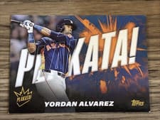 2025 Topps Plakata Yordan Alvarez #PLAK-14 card