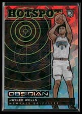 2024-25 Panini Obsidian Hotspot Jaylen Wells #16 card