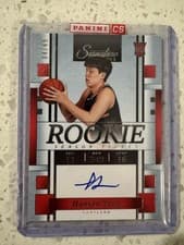 2025-26 Panini Signature Series Rookie Season Ticket Hansen Yang #3 card