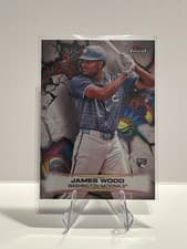 2025 Finest Smashing Through James Wood #S-17 card