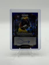2025 Panini Prizm Draft Picks Draft Picks Autographs Donovan Edwards #40 card