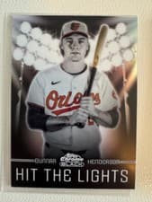 2025 Topps Chrome Black Hit the Lights Gunnar Henderson #HTL-4 card