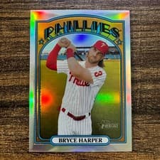 Bryce Harper 2021 Topps Heritage card