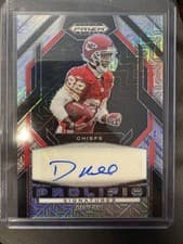 2025 Panini Prizm Black Prolific Signatures Dante Hall #25 card