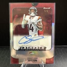 2025 Finest Flashback Autographs Courtland Sutton #FBA-CS
