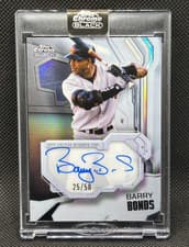 2026 Topps Chrome Black Ivory Autographs Barry Bonds #IVA-BB card