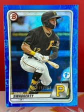 Travis Swaggerty 2020 Bowman Draft 1st Edition card