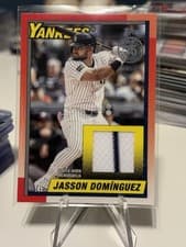 2025 Topps Update 1990 Topps Baseball Relics Jasson Domínguez #90RU-JD card