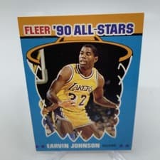 Earvin Magic Johnson 1990 Fleer All-Star card