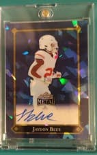 2025 Leaf Metal 92 Autographs Jaydon Blue #92L-JB1 card