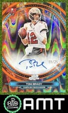 2025 Topps Cosmic Chrome Equinox Autographs Tom Brady #EQA-TB card