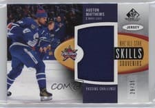 2024-25 SP Game Used 2024 All-Star Skills Souvenirs Jersey Relics Auston Matthews #SV-AM card