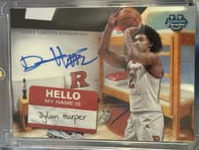 Dylan Harper 2024-25 Bowman University Chrome Campus Dorm Signatures card