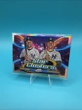 2025 Topps Cosmic Chrome Dual Star Clusters Derek Jeter / Aaron Judge #DSC-1