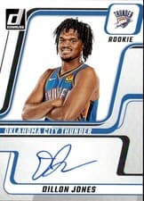 Dillon Jones 2024-25 Donruss Next Day Autographs card