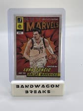 Luka Doncic 2021 Panini Donruss Net Marvels card
