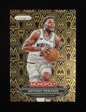 2024-25 Panini Prizm Monopoly Millionaire Black Anthony Edwards #B19