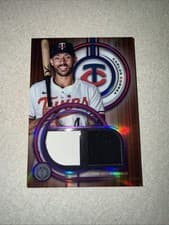 2025 Topps Tribute Single-Player Dual Relics Carlos Correa #DR-CCO card