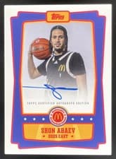 2025 Topps Chrome McDonald's All American Event Autographs Shon Abaev #EA-SA card