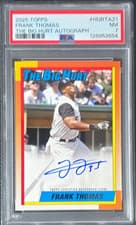2025 Topps The Big Hurt Autograph Frank Thomas #HURTA-21 card